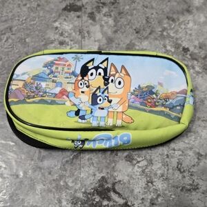 Colorful Bluey Cartoon Character Pencil Case
